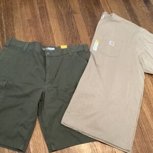 NWT Carhartt shorts & shirt men’s 3X